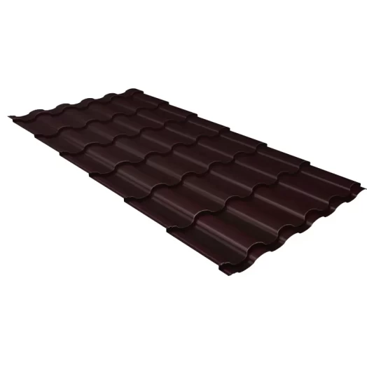Металлочерепица кредо RAL 8017 шоколад