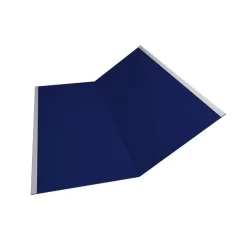 Планка ендовы нижней 300х300 0,45 PE с пленкой RAL 5002 ультрамариново-синий (3м)