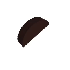 Заглушка торцевая 0,5 PurLite Matt RAL 8017 шоколад