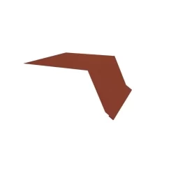 Планка капельник 100x55 0,5 Satin с пленкой RAL 3011 коричнево-красный (3м)
