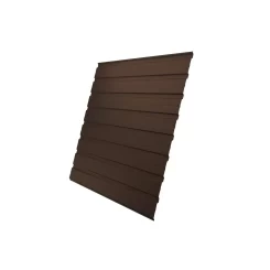 Профнастил С10В Grand Line 0,5 GreenCoat Pural BT RR 887 шоколадно-коричневый