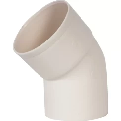 Отвод трубы/Колено выпуска 45° белое